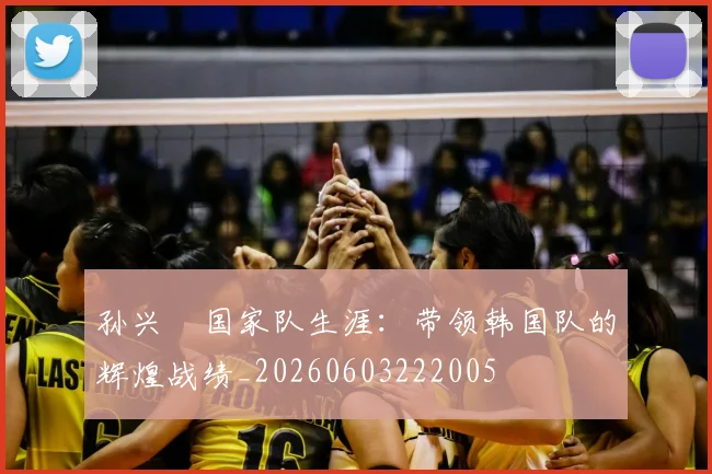 孙兴慜国家队生涯：带领韩国队的辉煌战绩_20260603222005
